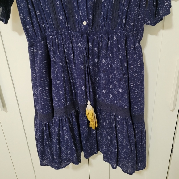 Elegant Navy Blue Dress - Picture 7 of 13